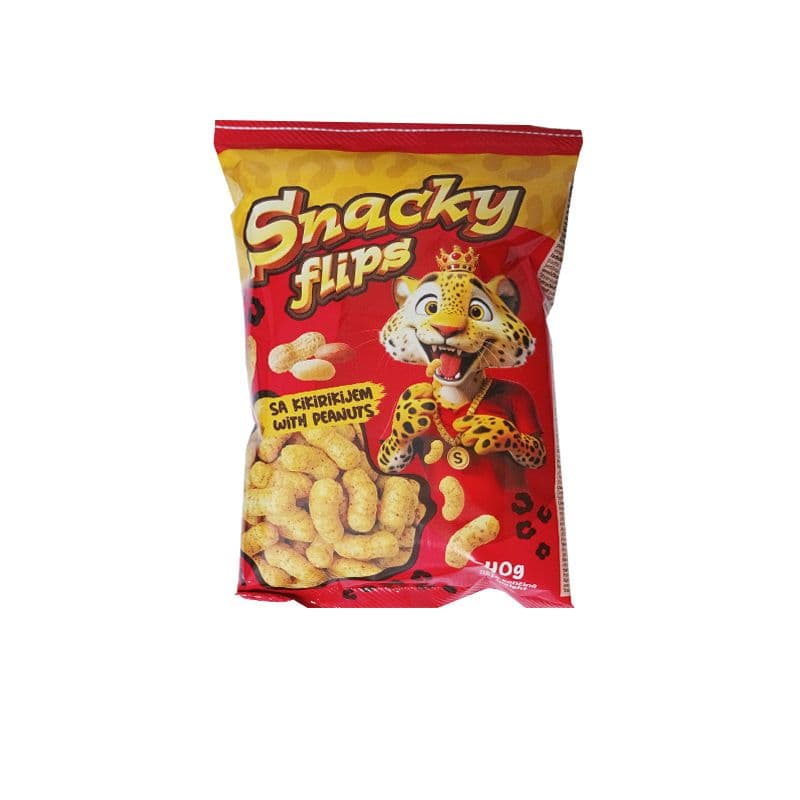 Snacky flips kikiriki 40 g 50/