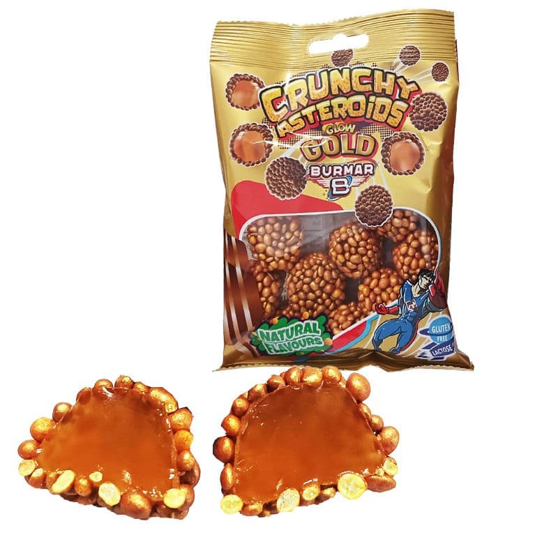 CRUNCHY GLOW GOLD 90 g punjenje sa okusom šumskog voća, posute hrskavim granulama